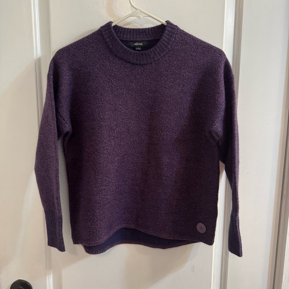 Allbirds The Jumper 100% Merino Wool Sweater Orchid Purple XS